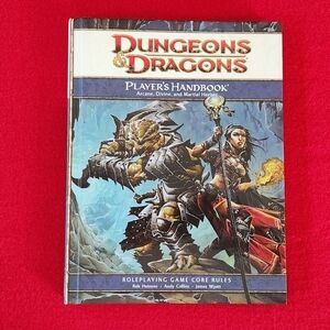 ⚔️Dungeons & Dragons Player's Handbook 4th Edition Hardcover Excellent Condition